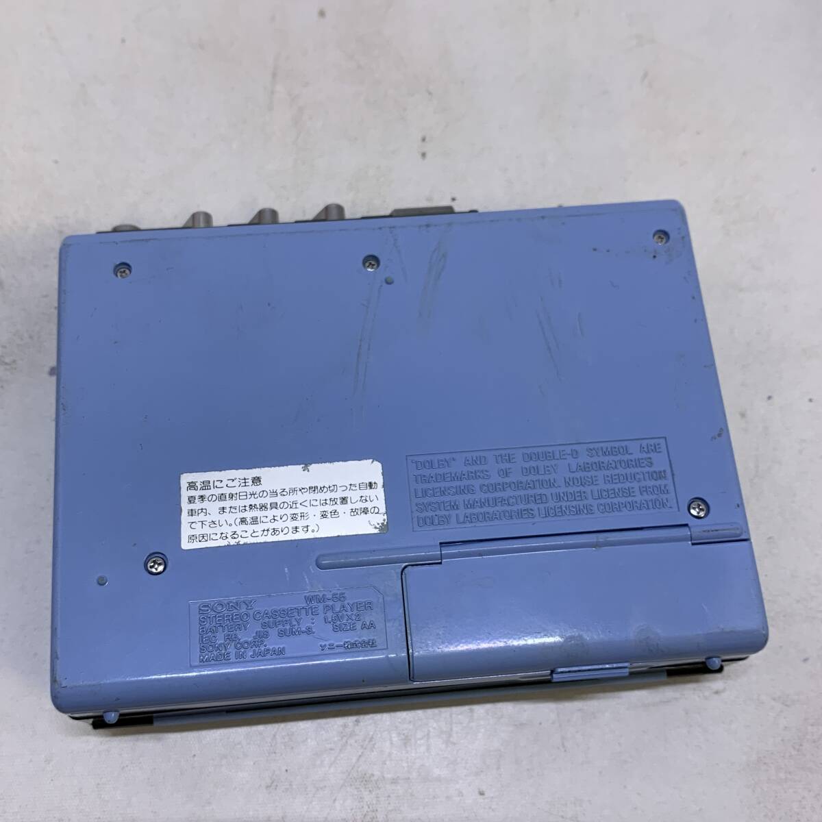 □SONY WALKMAN WM-55 ソニー カセットウォークマン カセット