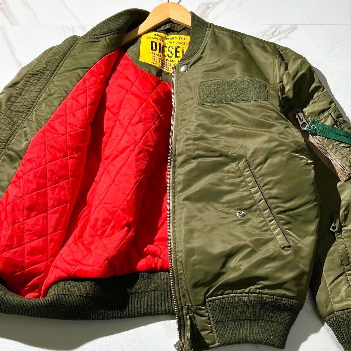 極美品 XLサイズ☆ DIESEL ディーゼル フライトジャケット MA-1 
