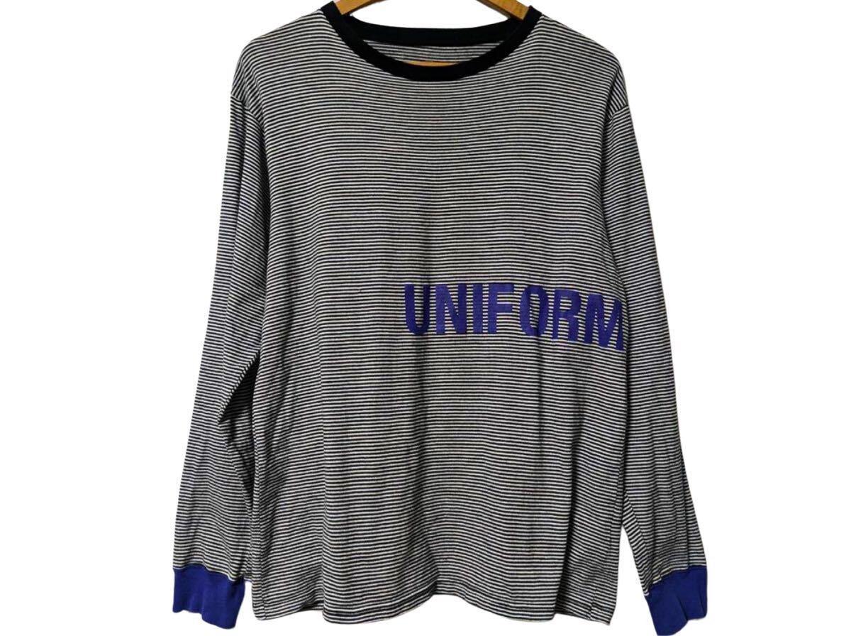 定価15400円uniform experiment border tee 長袖 【公式通販】