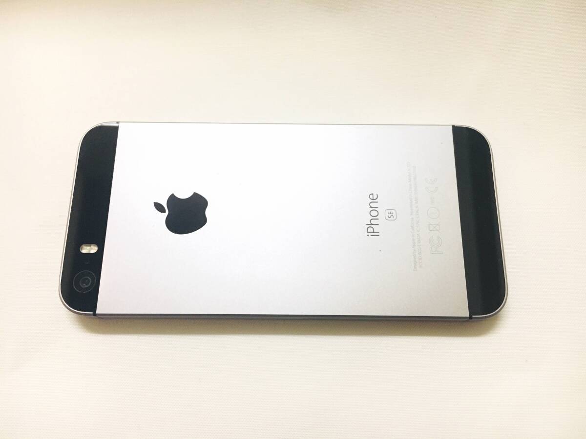 SIMフリー版 iPhoneSE 64GB スペースグレイ iPhone SIMフリー SE 64GB