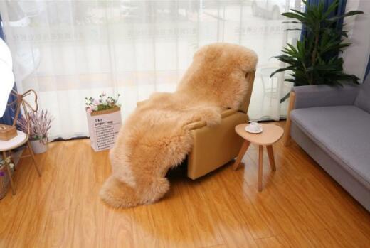 ムートン 高級贅沢 メリノ種羊 天然ムートン100% ラグマット2P/70*200　 ムートンラグ ムートンフリース ファー マット_2