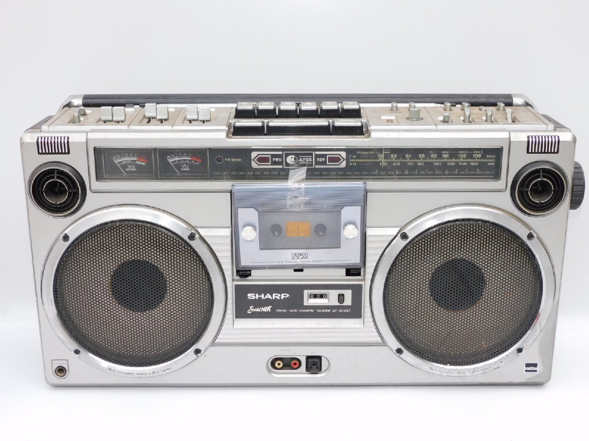 送料無料】SHARP 古いラジカセ GF-303ST カセットレコーダー ジャンク