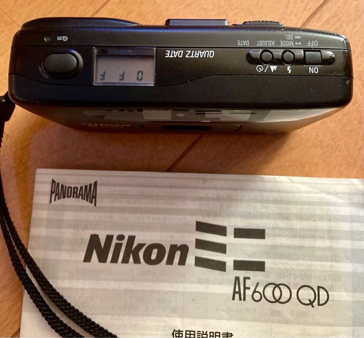 ジャンク品扱い☆ Nikon / ニコン AF600 QD コンパクトフィルムカメラ