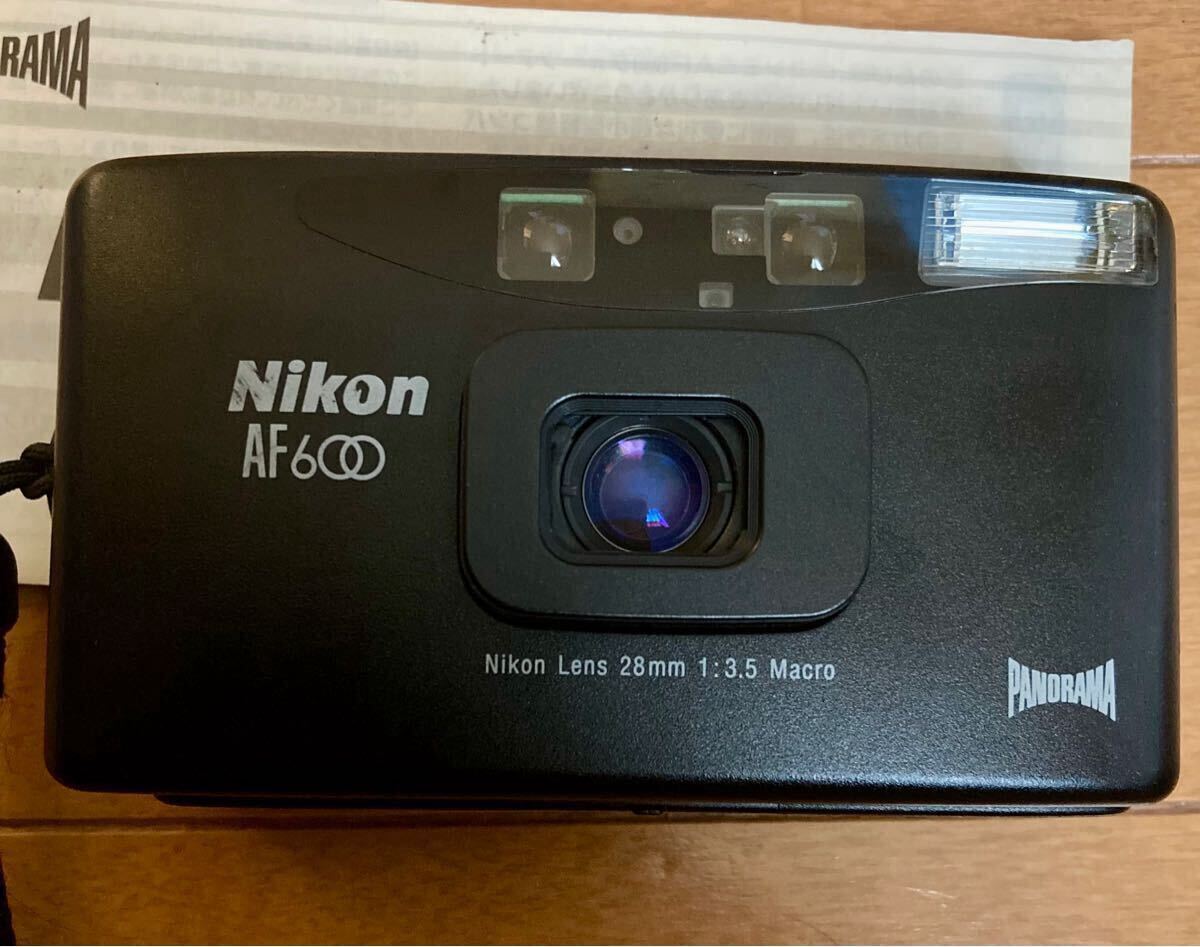 ジャンク品扱い☆ Nikon / ニコン AF600 QD コンパクトフィルムカメラ