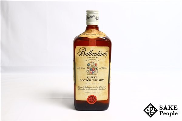 バランタイン フォイネスト　赤青紋章　スコッチウイスキー ◇注目! バランタイン ファイネスト 特級 赤青紋章 760ml 43% スコッチ