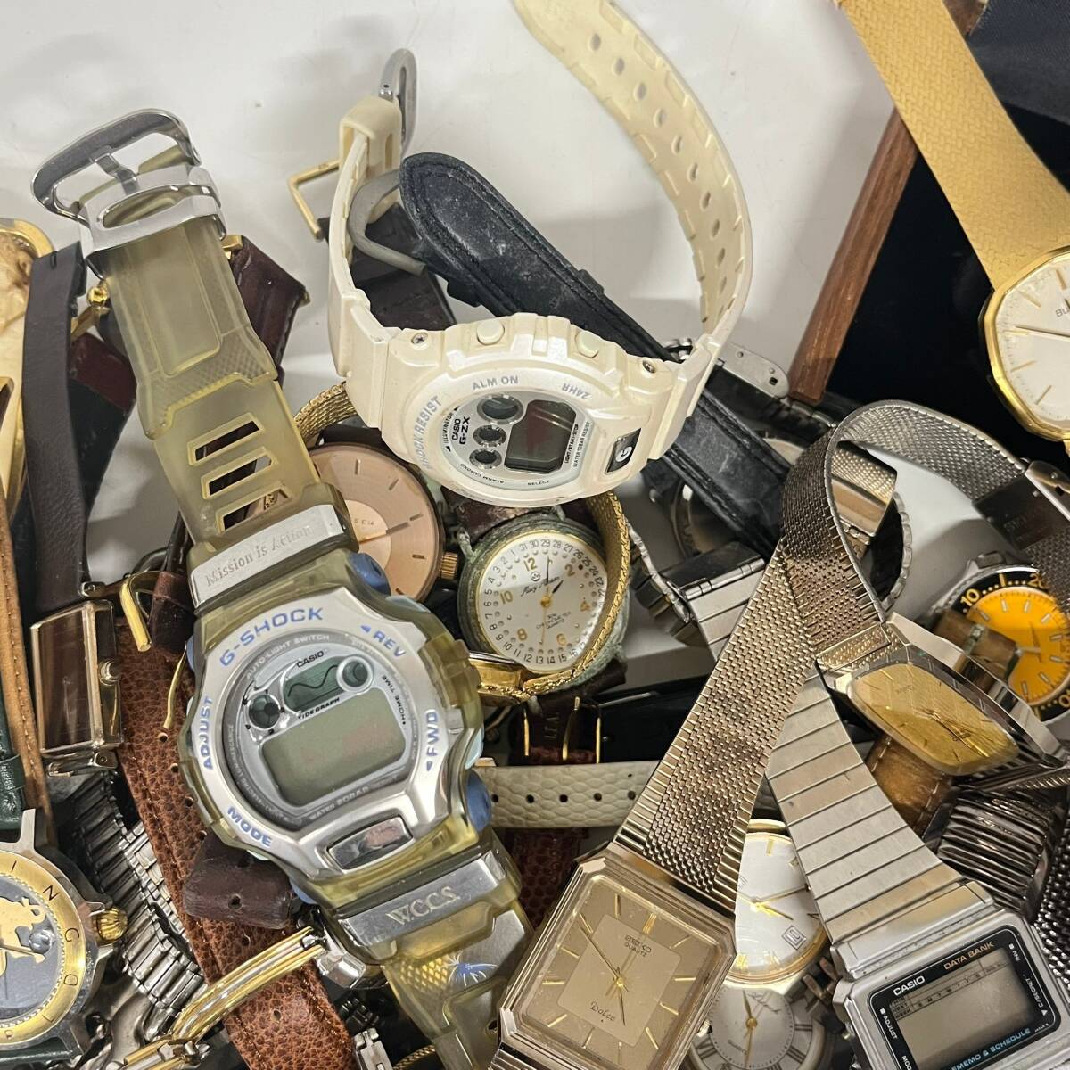 1円~ 58点 時計 まとめ売り YSL SEIKO CITIZEN CASIO BULOVA 等 