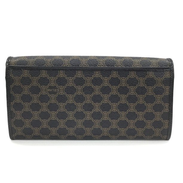 CELINE セリーヌ 長財布 マカダム M/00/1 ブラック系 【DAAI9012