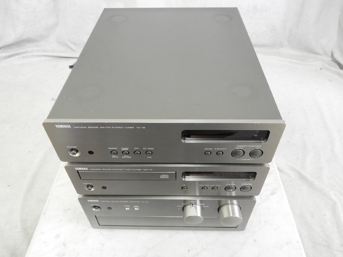 D】 YAMAHA CDX-10 / TX-10 / AX-1 システムコンポ ヤマハ 3005548