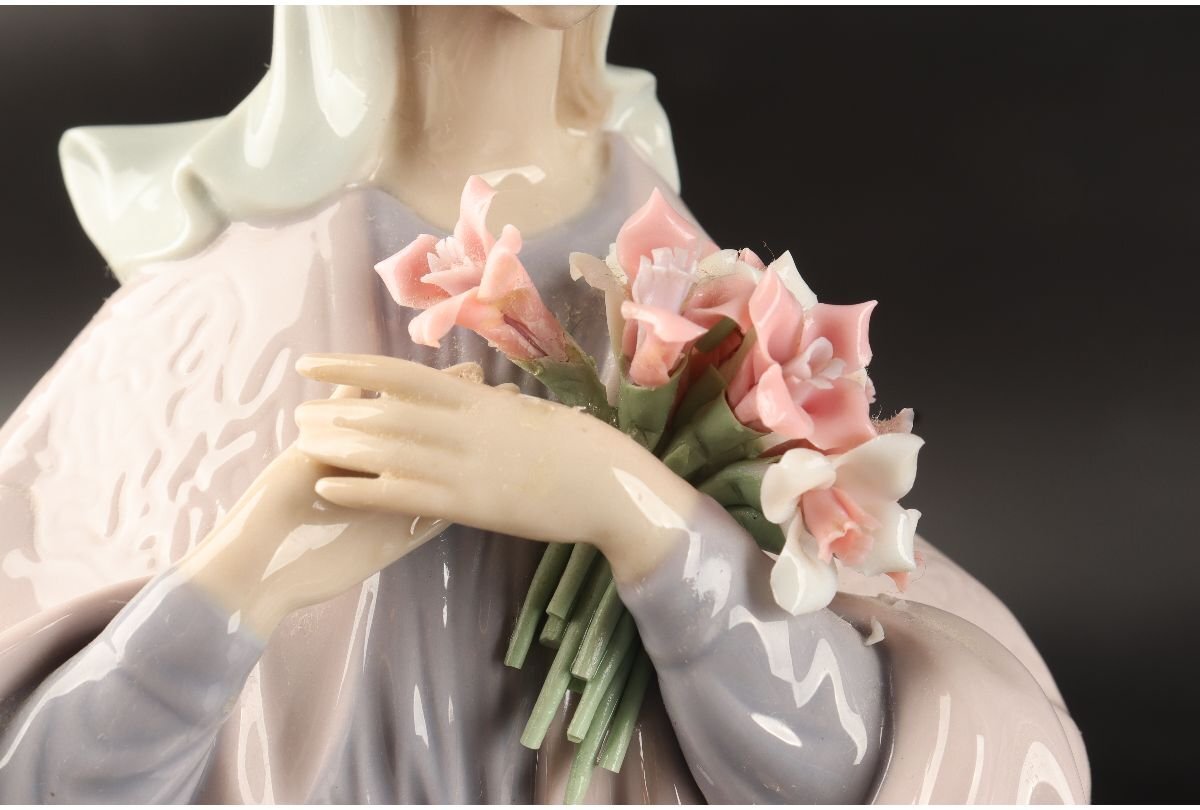 URA]LLADRO/リヤドロ/花をもつマリア/#5171/フィギュリン/10-1-41