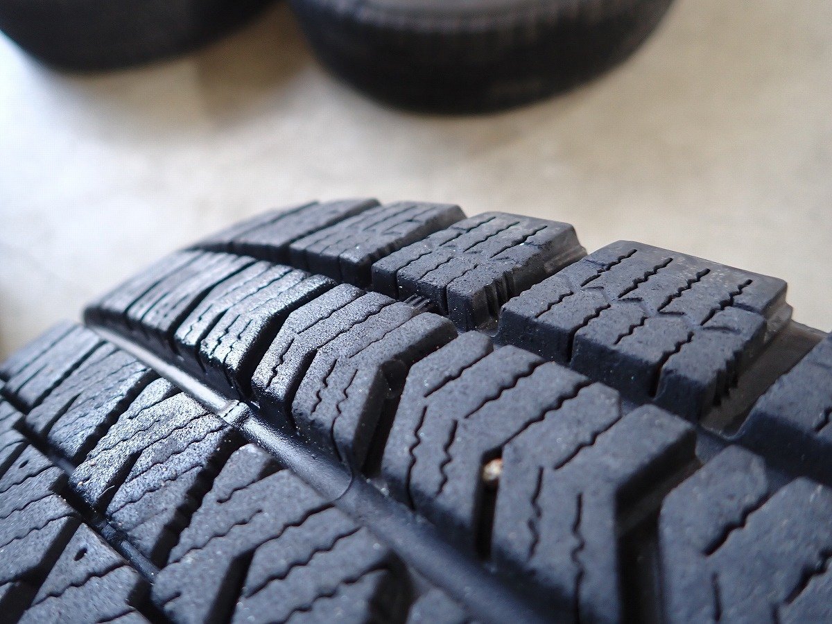 YS14790【送料無料155/65R14】ダイハツ純正 タント ムーブ ミライース等 中古スタッドレス ★14×4.5J 100/4H ET45★1円スタート_4