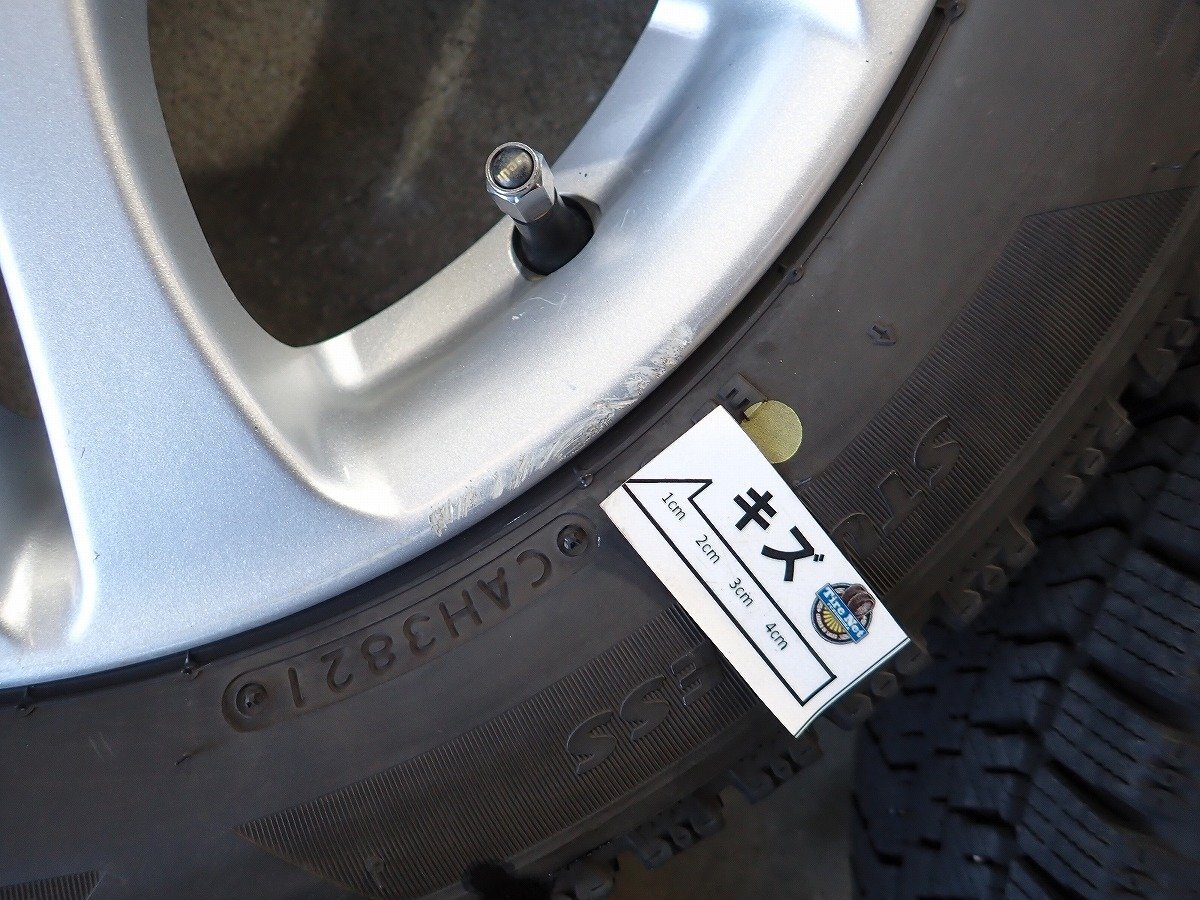 YS14790【送料無料155/65R14】ダイハツ純正 タント ムーブ ミライース等 中古スタッドレス ★14×4.5J 100/4H ET45★1円スタート_8