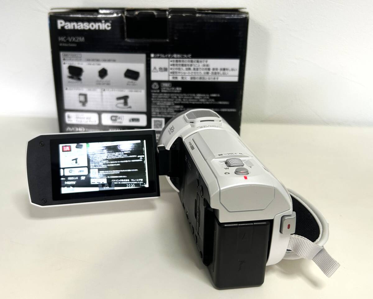 超美品☆Panasonic 4Kビデオカメラ 白☆HC-VX2M 【公式通販】