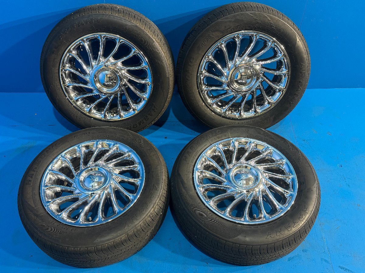 TOYOTA トヨタ bB NCP30 純正 15インチ メッキ アルミホイール タイヤ