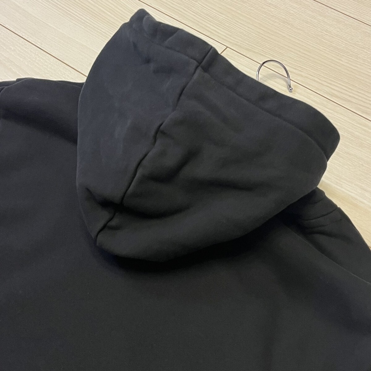 極美品/3Lサイズ○現行タグ ヒューゴボス【限定ストライプロゴ 