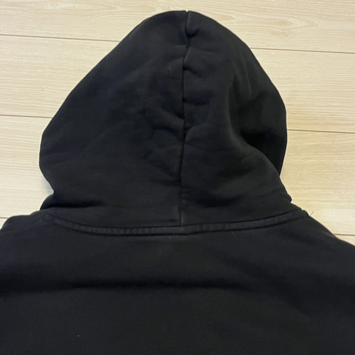 極美品/3Lサイズ○現行タグ ヒューゴボス【限定ストライプロゴ 