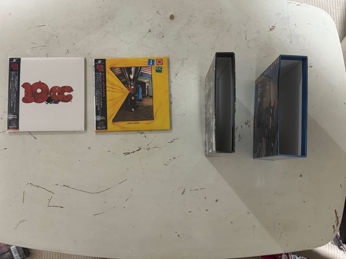 10cc+ホットレッグス紙ジャケセット+ディスクユニオン特典帯 CD 【公式