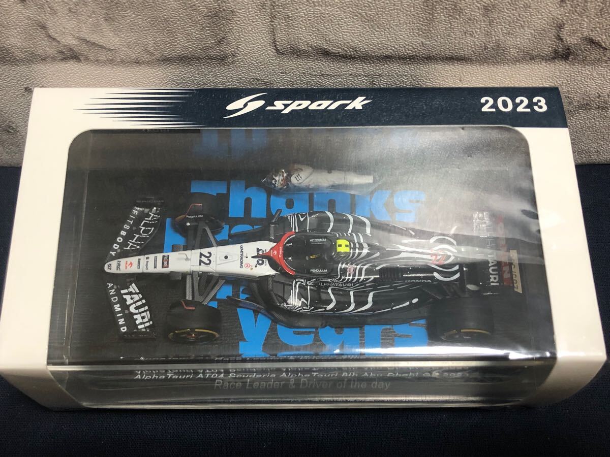 spark スパーク 1/43 アルファタウリ AT04 No.22 2023 F1 アブダビGP