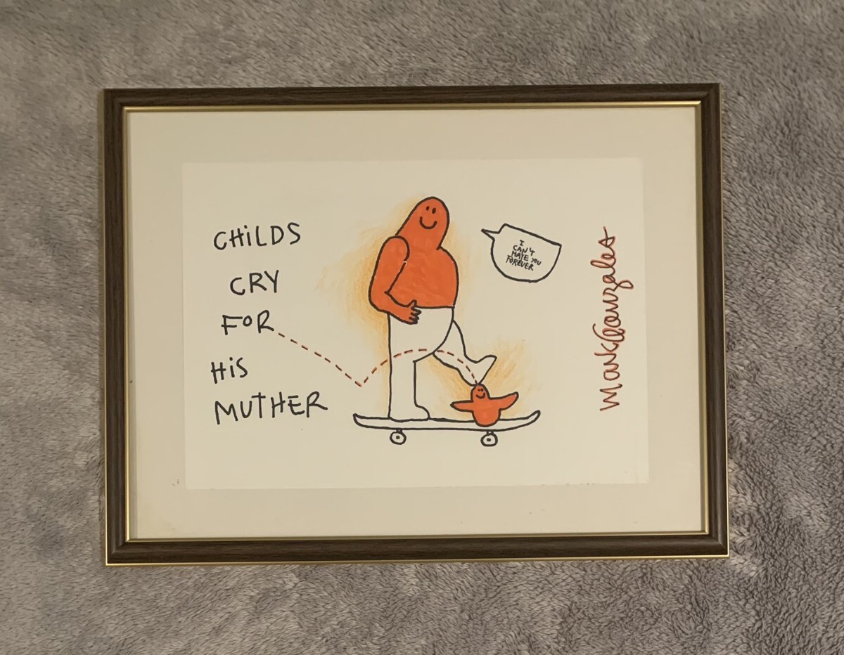 MARK GONZALES GONZ マークゴンザレス 直筆イラスト サイン入り 原画