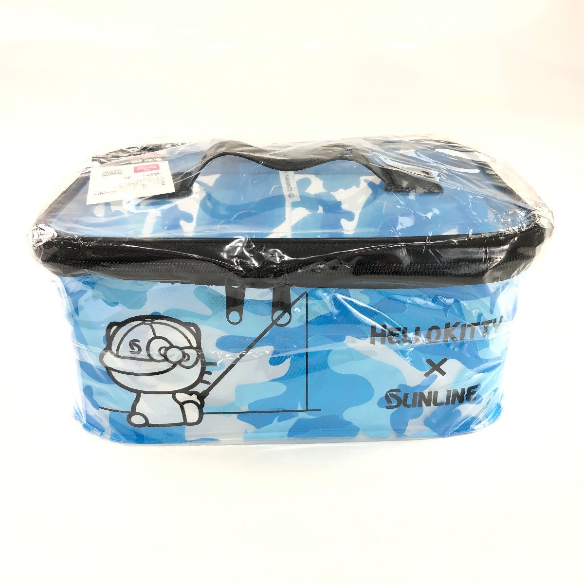 【G136】サンライン ×ハローキティ コラボ 収納ボックス 21SK-02 ブルー M | SUN LINE HELLO KITTY 釣具 収納ボックス ケース_2