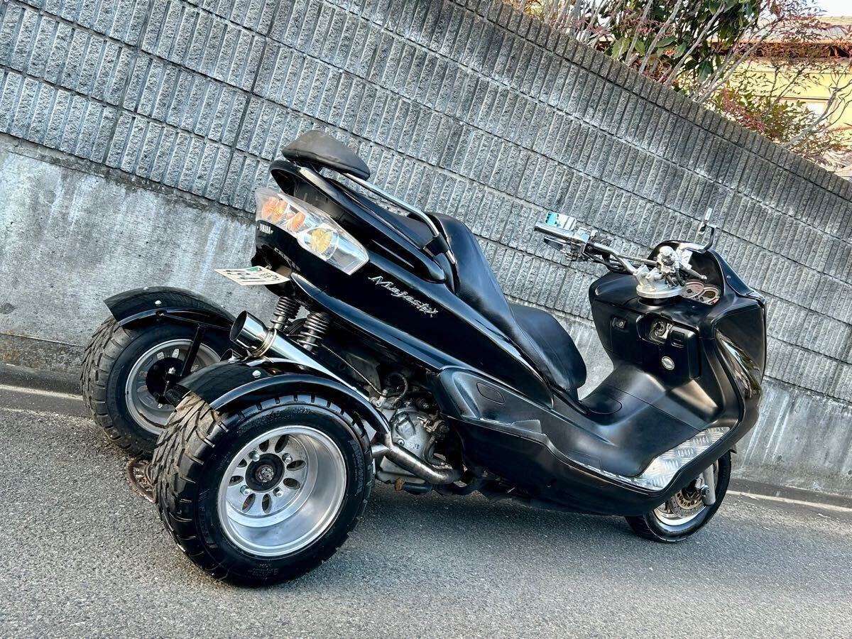 完全売り切り！ 国産マジェスティC トライク 型式はSG03J 改造他　ヤマハ　majesty SG03J 普通免許で乗れる 全損額80万円 _3