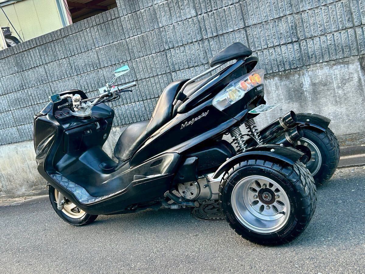 完全売り切り！ 国産マジェスティC トライク 型式はSG03J 改造他　ヤマハ　majesty SG03J 普通免許で乗れる 全損額80万円 _4