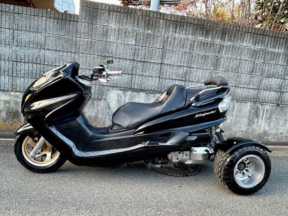 完全売り切り！ 国産マジェスティC トライク 型式はSG03J 改造他　ヤマハ　majesty SG03J 普通免許で乗れる 全損額80万円 _6