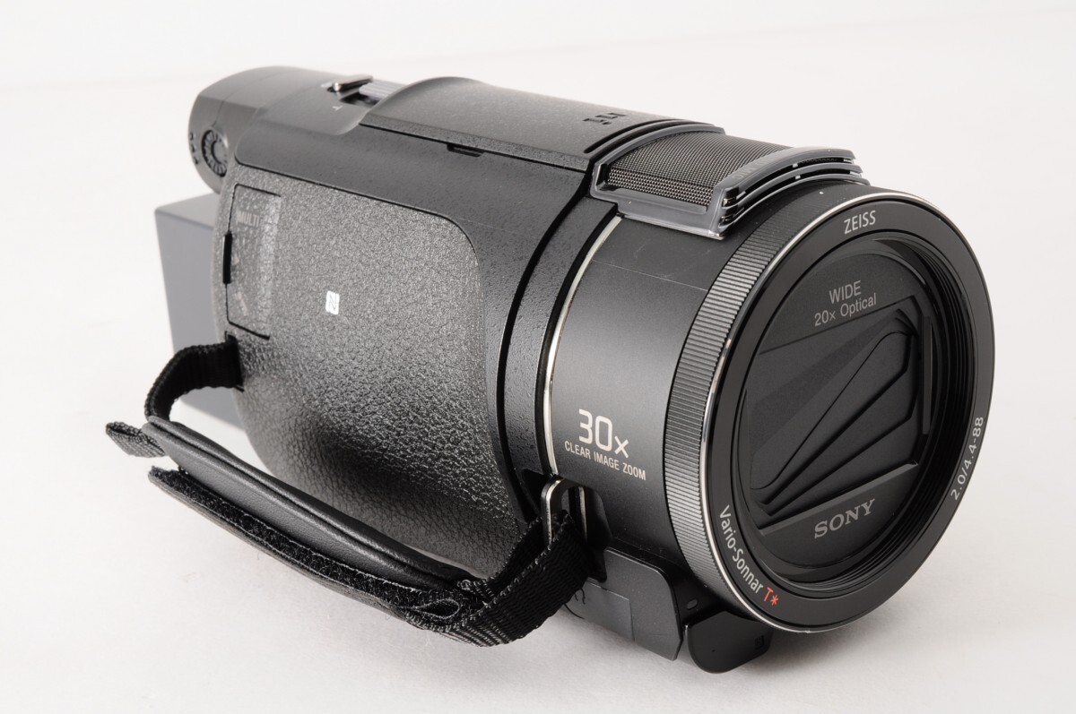 美品 動作品 SONY ソニー Handycam ハンディカム FDR-AX60 デジタルビデオカメラ バッテリー 充電ケーブル 取説 保証書 元箱 4K La-118S_4