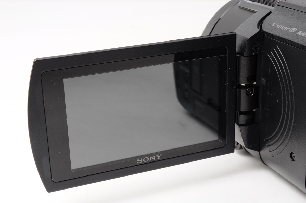 美品 動作品 SONY ソニー Handycam ハンディカム FDR-AX60 デジタルビデオカメラ バッテリー 充電ケーブル 取説 保証書 元箱 4K La-118S_7