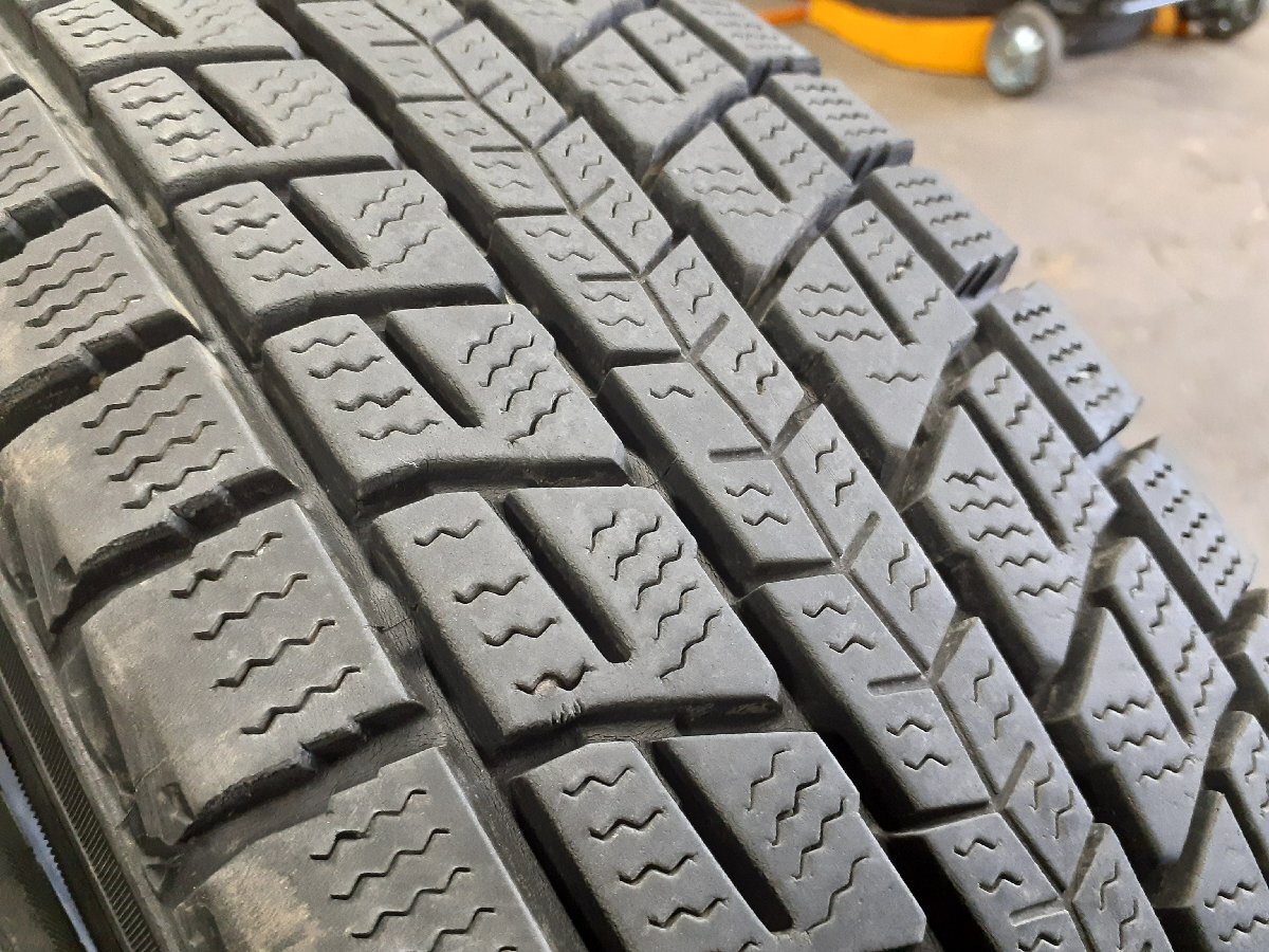 CF7118■175/80R15 90Q　4本価格　DUNLOP WINTER MAXX SJ8　送料無料 冬 ’17年 7～8分山 キックス パジェロミニ テリオスキッド 175&frasl;80R15 ダンロップ 90Q AT5 175／80／15の通販 バン