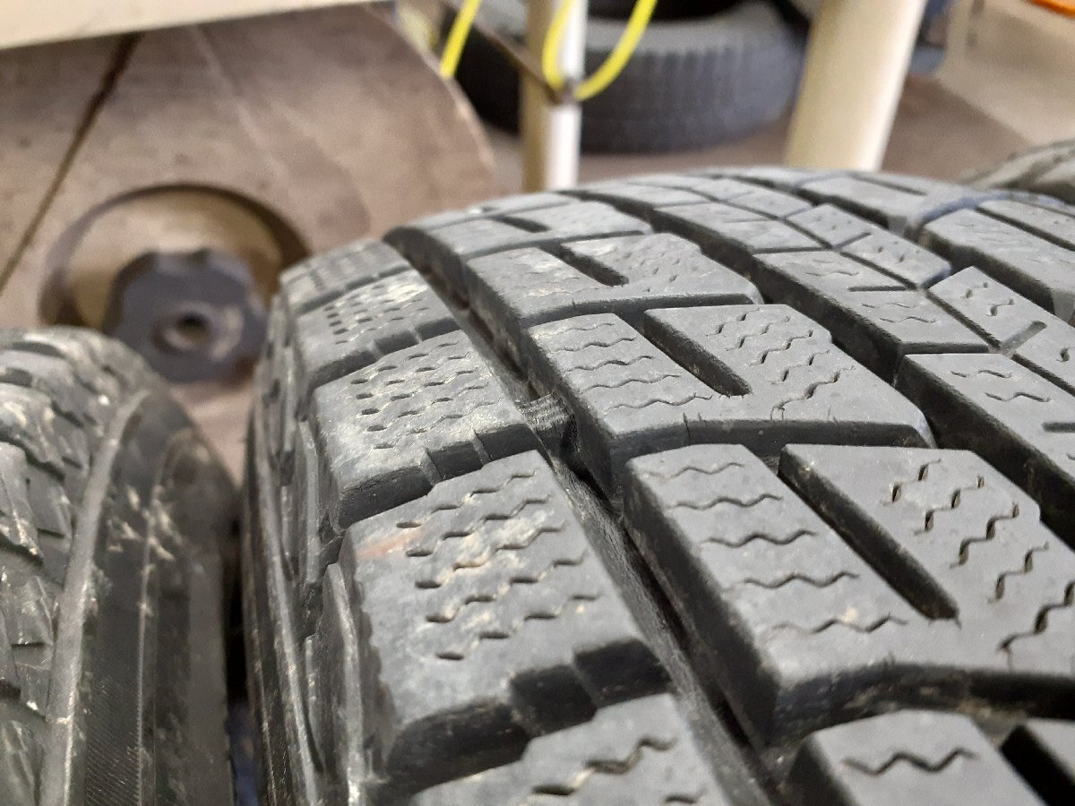 CF7118■175/80R15 90Q　4本価格　DUNLOP WINTER MAXX SJ8　送料無料 冬 ’17年 7～8分山 キックス パジェロミニ テリオスキッド 175&frasl;80R15 ダンロップ 90Q AT5 175／80／15の通販 バン