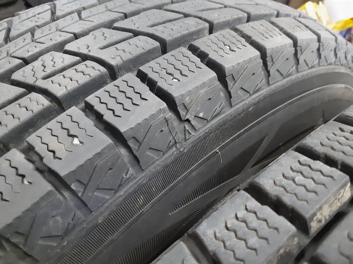 CF7118■175/80R15 90Q　4本価格　DUNLOP WINTER MAXX SJ8　送料無料 冬 ’17年 7～8分山 キックス パジェロミニ テリオスキッド 175&frasl;80R15 ダンロップ 90Q AT5 175／80／15の通販 バン