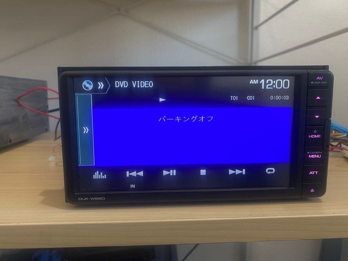 ダイハツ純正 KENWOOD DUK-W69D 2022製 Bluetooth 【公式通販】