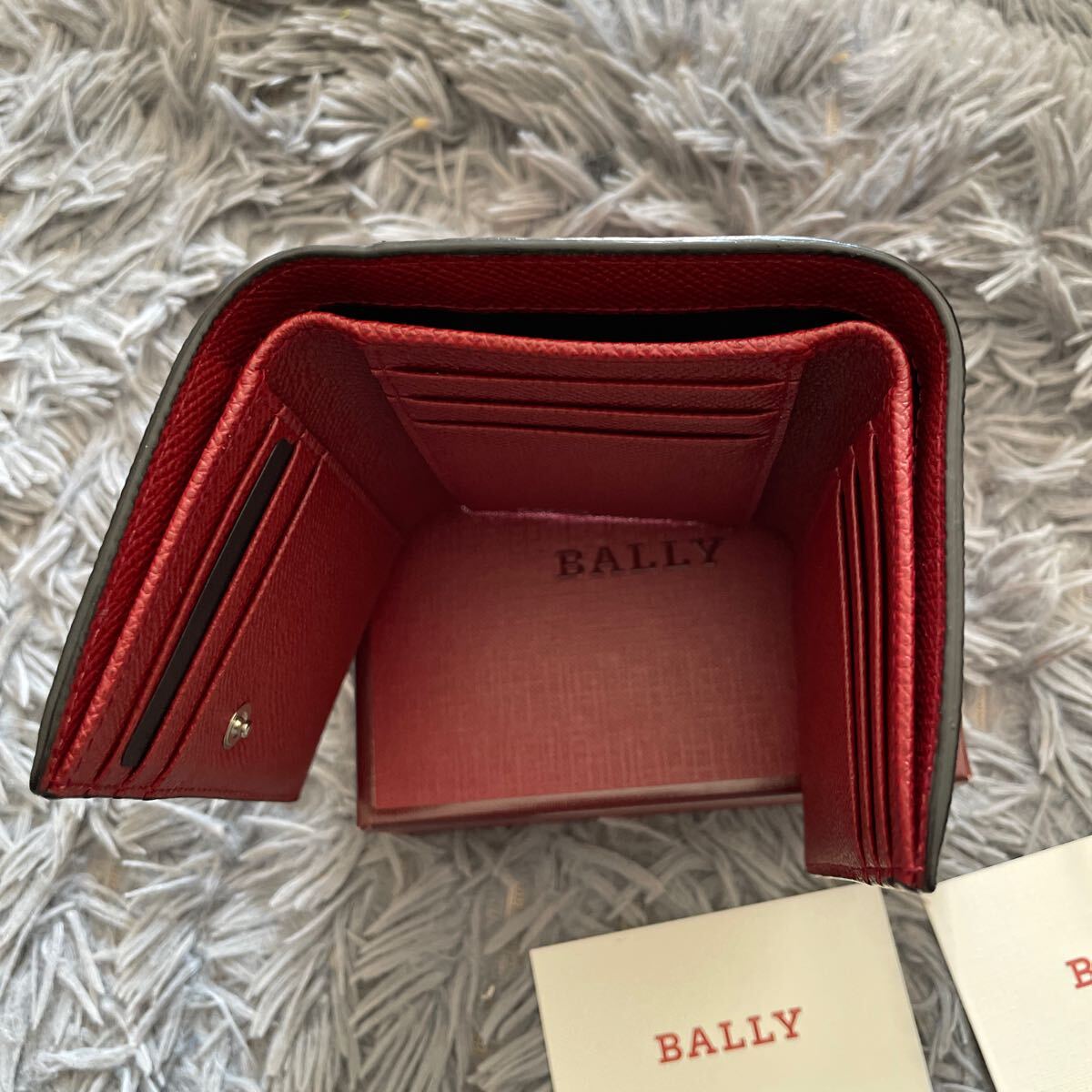 極美品 BALLY バリー ナイロン レザー B柄 モノグラム セミショルダー 