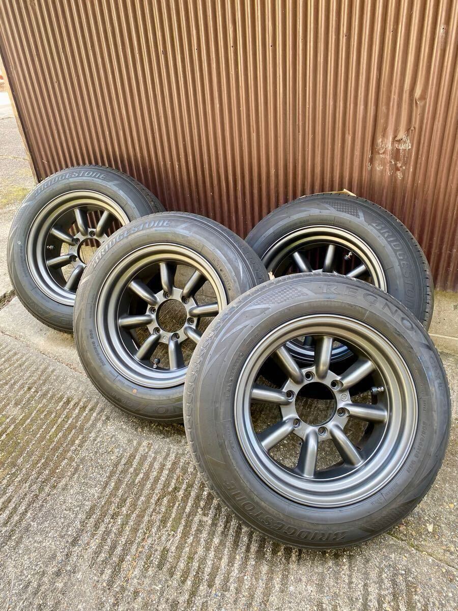 RS ワタナベ ホイール 8j 16 6穴 139.7 レグノタイヤセット 4本