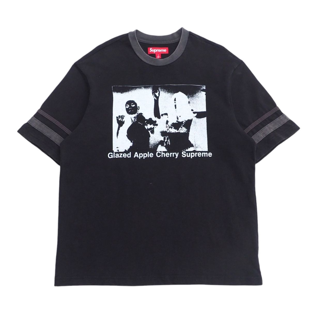 TI3866◎Supreme シュプリーム 23AW Glazed Athletic S/S Top ユーズド