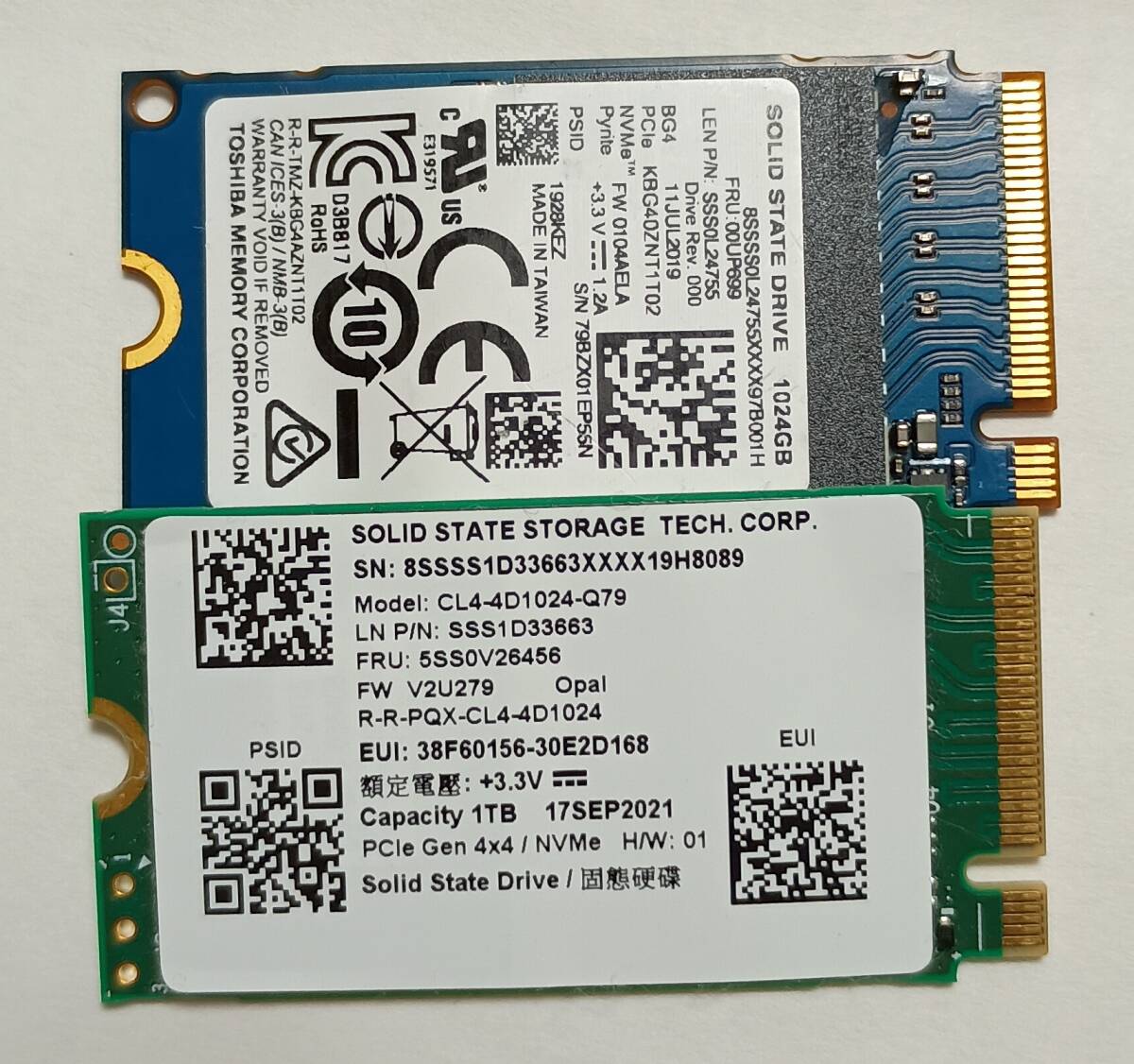 M.2 SATA SSD 1TB 動作確認済み 4 - 各社 未使用 NVME 2242 SSD 1TB 2枚 0 SSD M.2 Digital 1