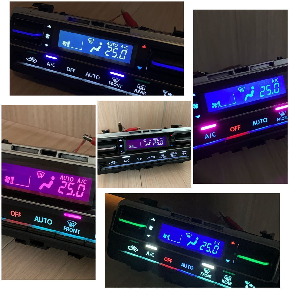 MK53S MH55S スペーシアカスタム ワゴンR等 エアコンスイッチパネル