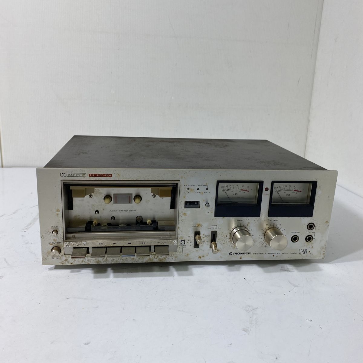 PIONEER パイオニア カセットデッキ CT-500 カセットテープデッキ 動作