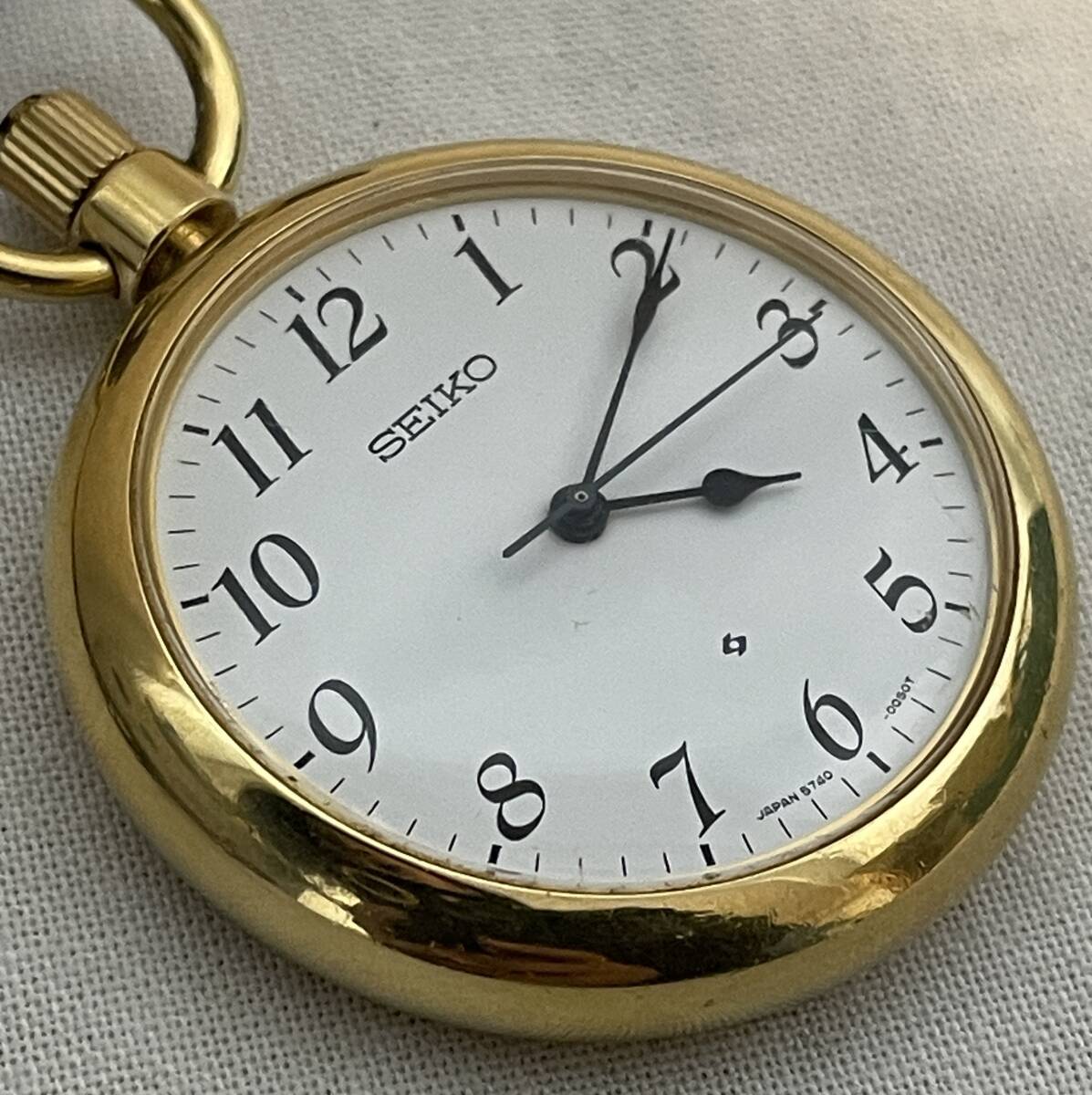 SEIKO 懐中時計 5740-0080 手巻き/稼働品/経年自宅保管品 SEIKO 5740-0080