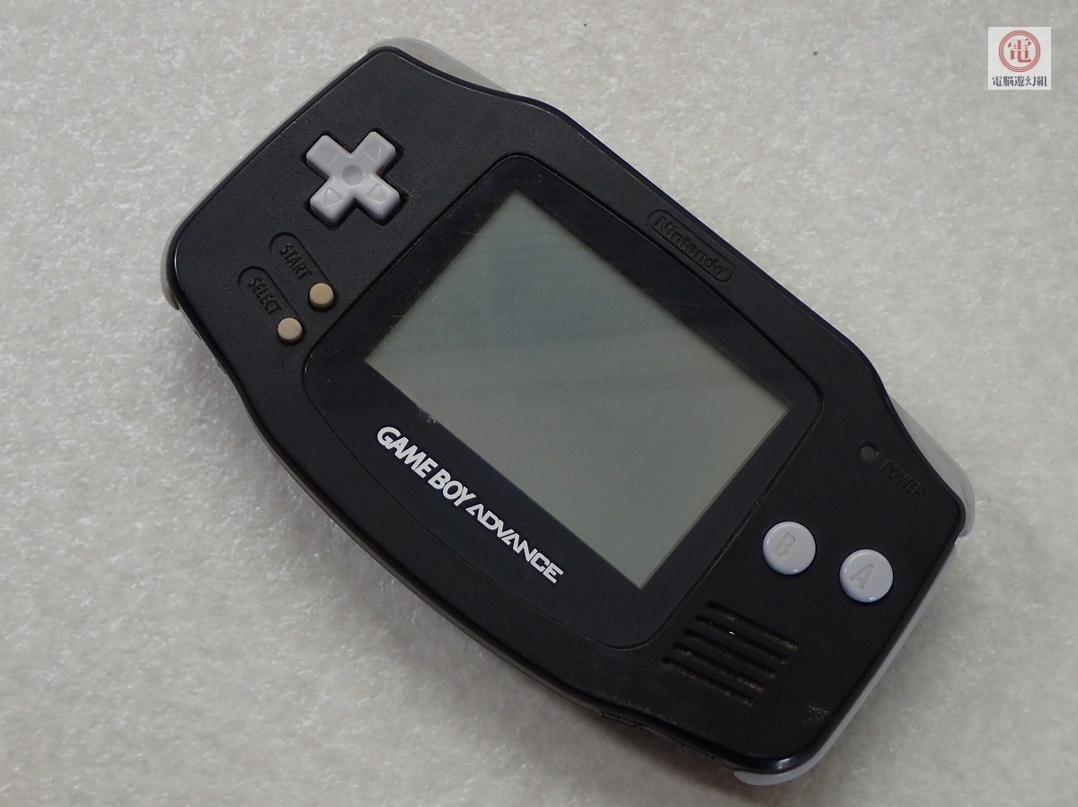 動作品 GBA ゲームボーイアドバンス 本体のみ AGB-001ブラック