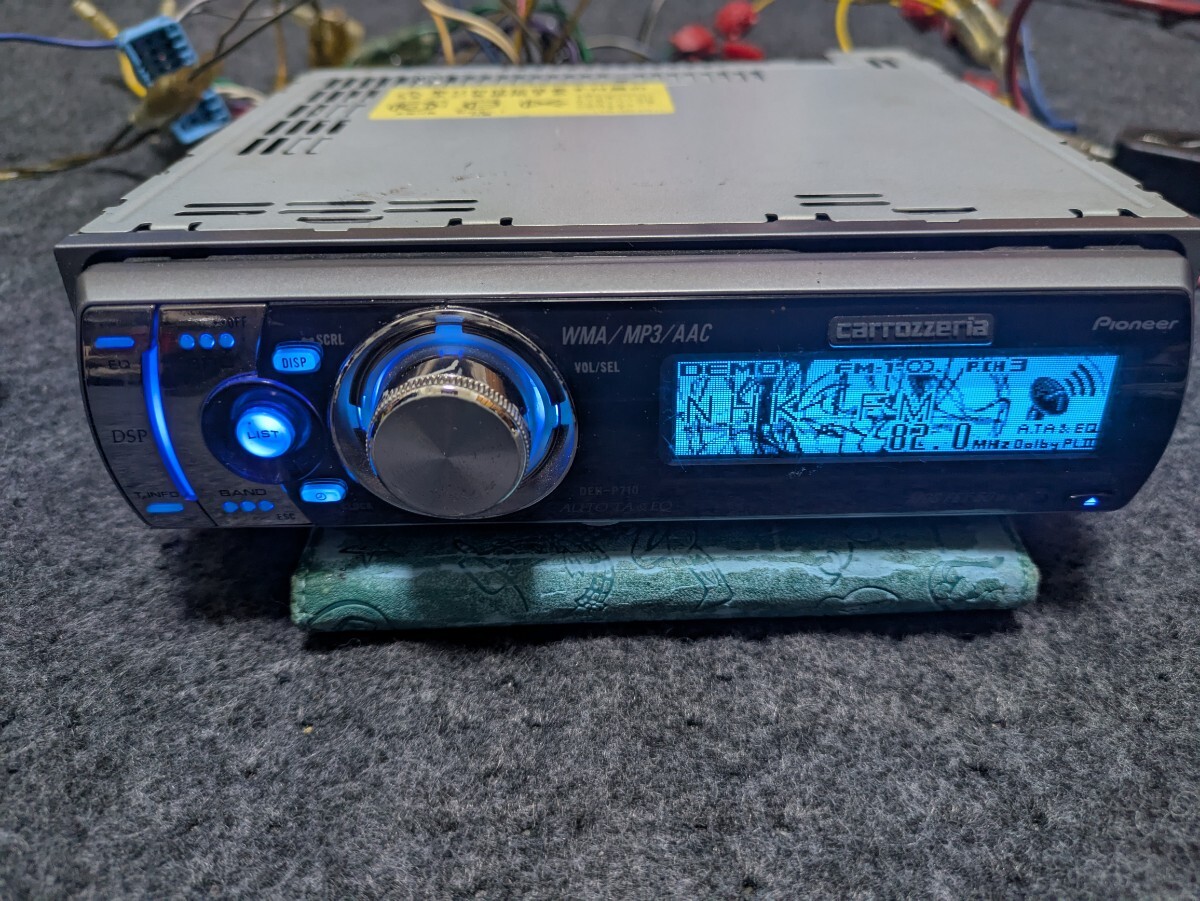 deh-p710 カロッツェリア CD FM AM リモコンつき 初期不良対応 説明文