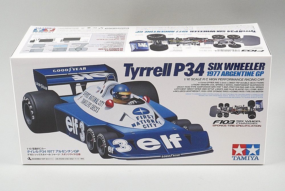 TAMIYA タミヤ 1/10 電動RC Tyrrell ティレル タイレルP34 1977