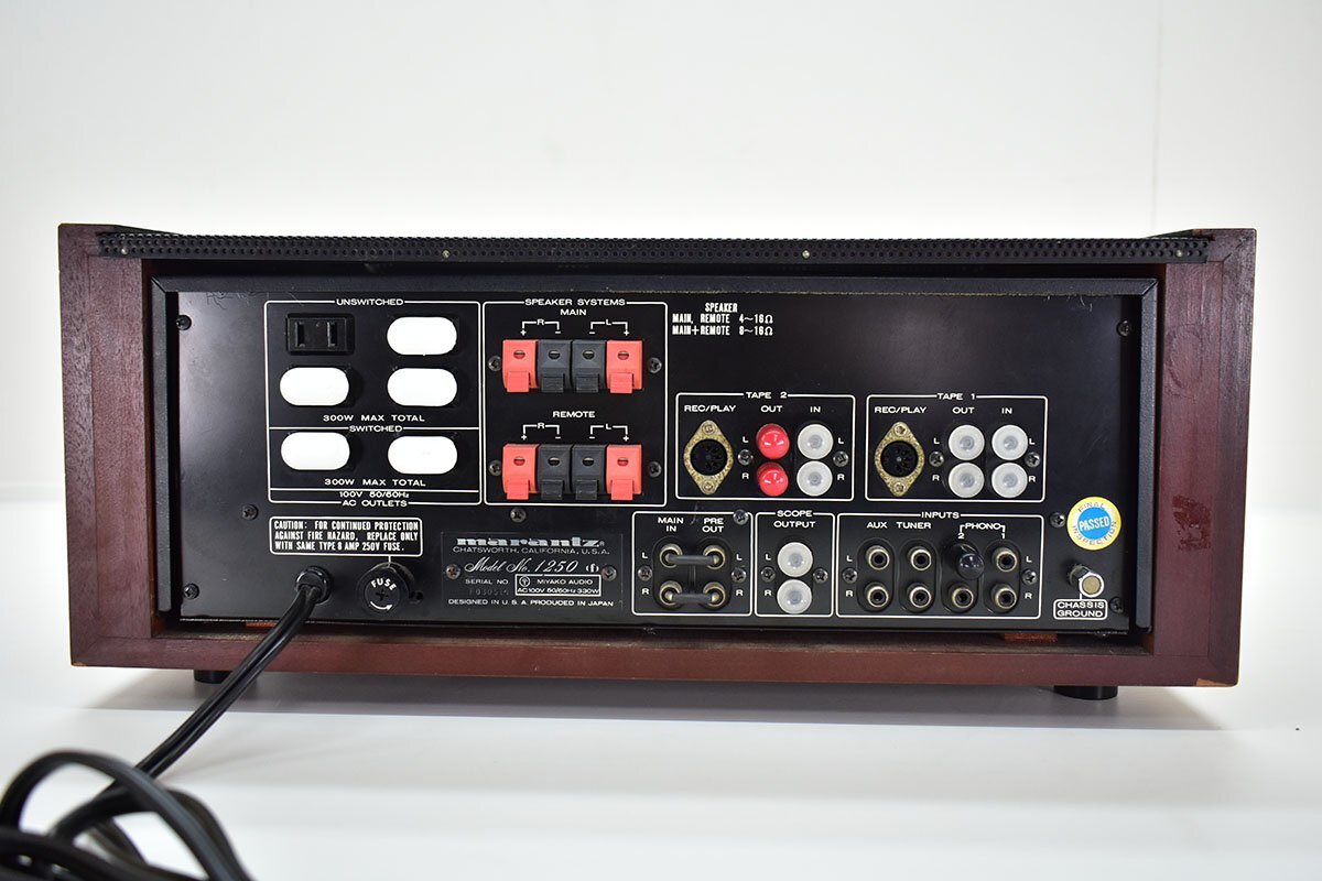Marantz Model 1250 プリメインアンプ D】marantz Model 1250 プリメインアンプ マランツ 3168187 Model 0