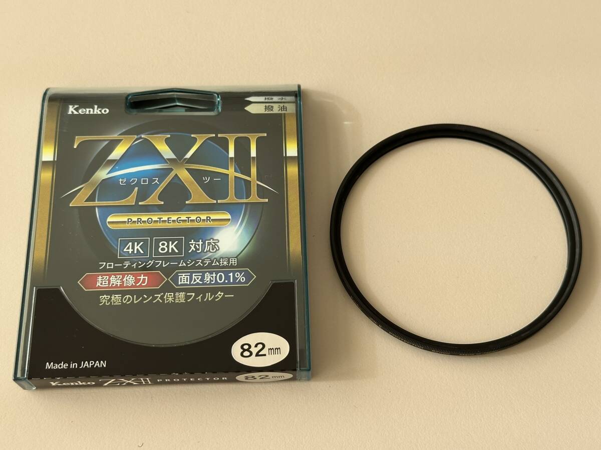 化粧品用 ケンコー(Kenko) 82mm レンズフィルター ZX II プロテクター レンズ