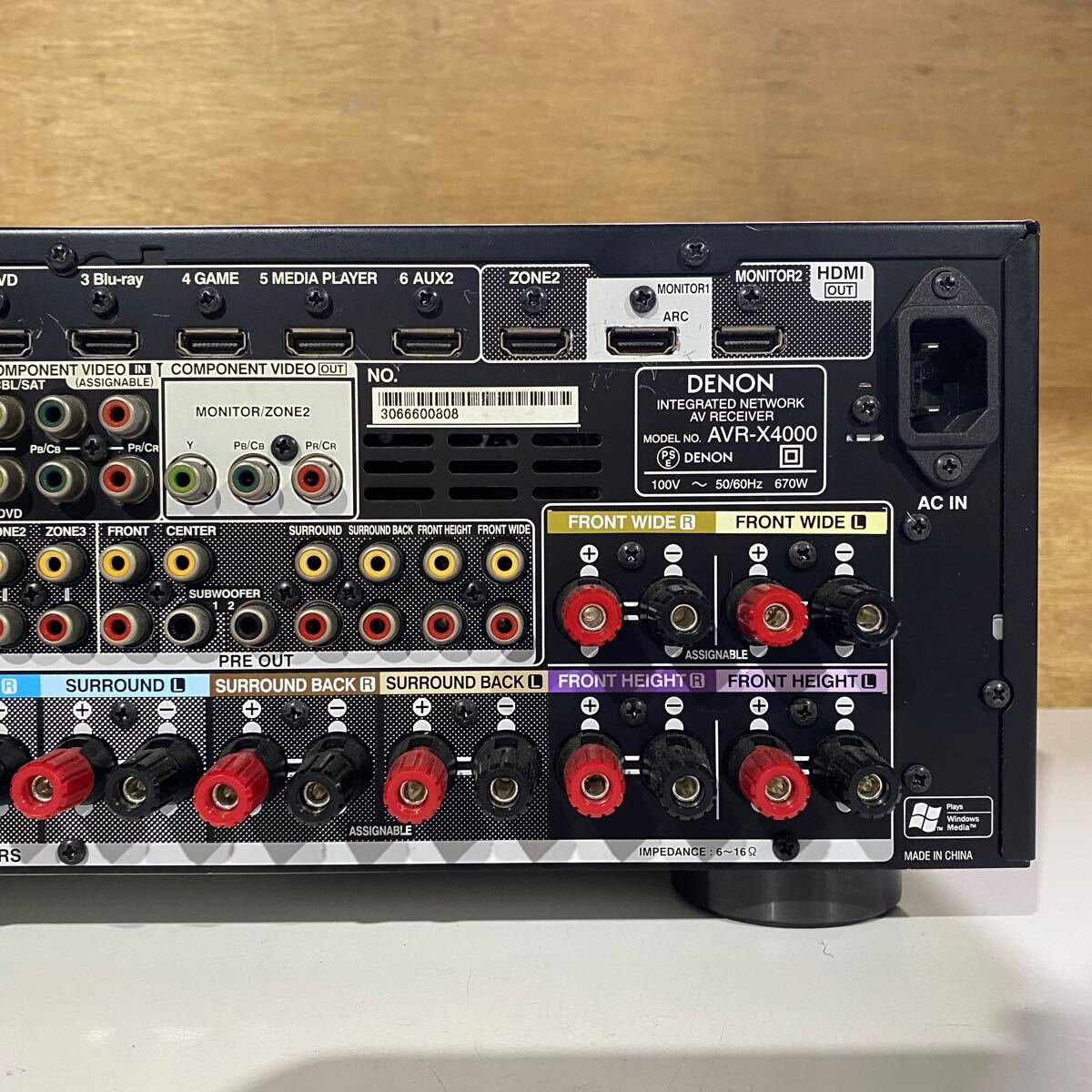 ◇【売り切り】DENON/デノン AVアンプ サラウンド レシーバー AVR