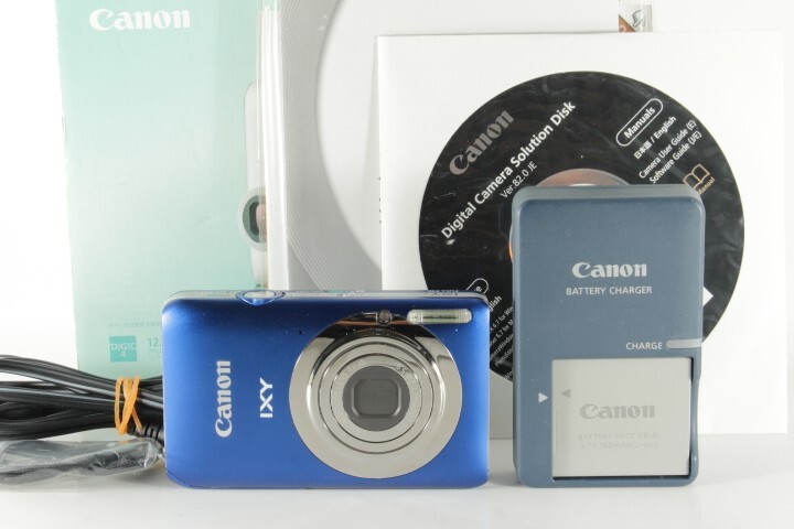 ☆極上美品☆ CANON キャノン IXY 210F ブルー ☆動作OK☆ #16419 IXY