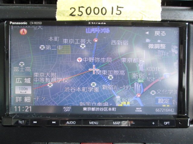 2500015 パナソニック CN-RE05D メモリーナビ ※2018年地図