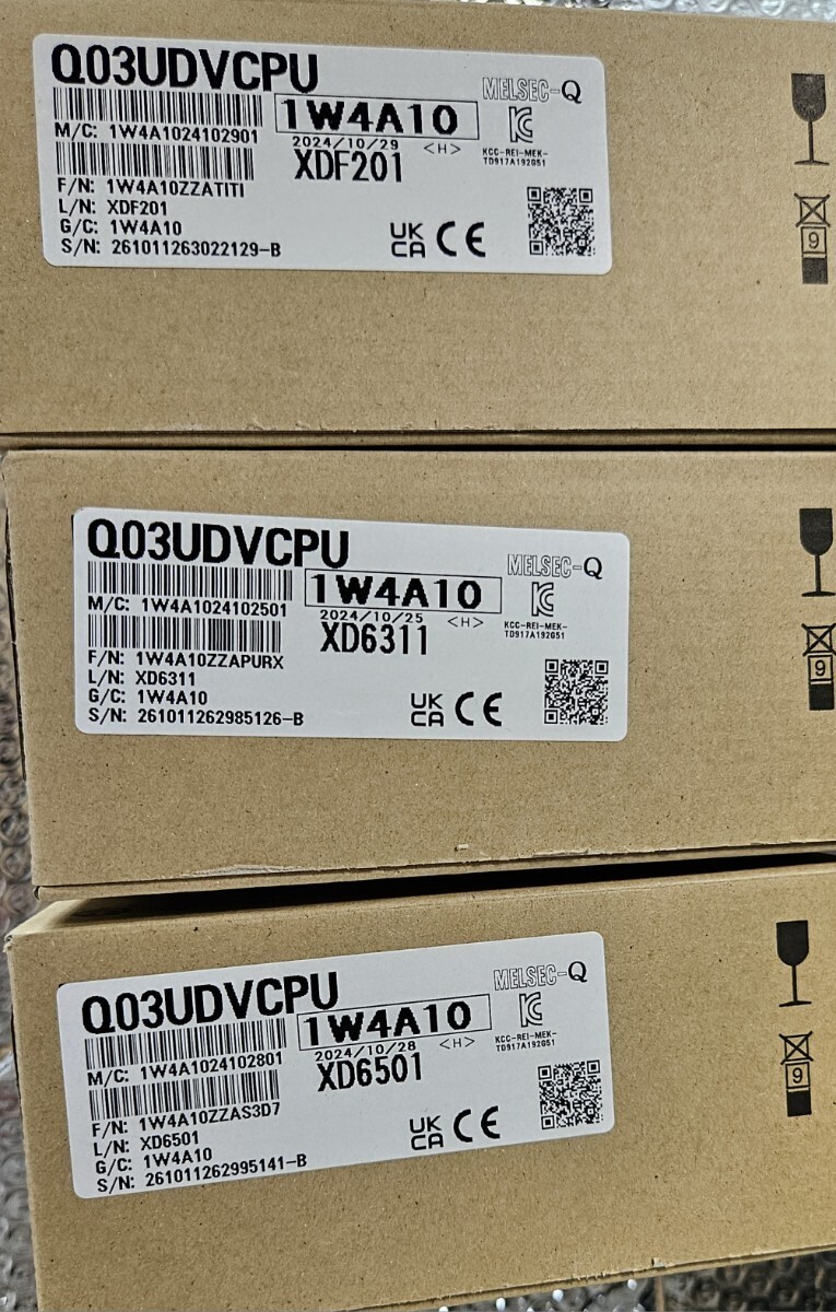 【新品未開封】三菱シーケンサ Q03UDVCPU 3個セット