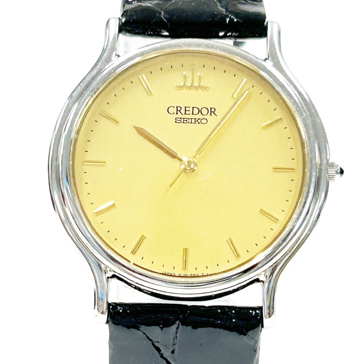 1円スタート】【箱付き】SEIKO セイコー 8J81-6A30 クレドール シグノ 