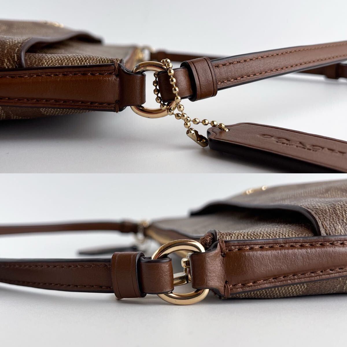 1円 極美品 coach コーチ ショルダーバッグ 58316 斜め掛け クロス 